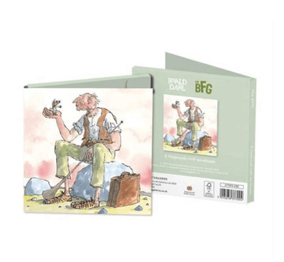 Museums &amp; Galleries Roald Dahl BFG 8 Notecard Pack &amp; Envelopes