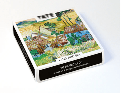 Museums &amp; Galleries Tate London Land &amp; Sea 20 Pkt Notecards