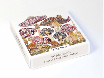 Museums &amp; Galleries Wild Press 20 Pkt Notecards