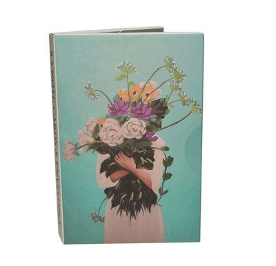 NZ Artist Abbey Merson Spring Blooms &amp; Picking Posies 8 Pkt Notecard