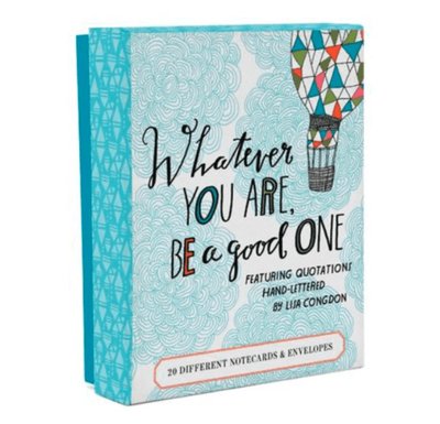 Chronicle Books Blank Note Cards Whatever You Are 20 Cards &amp; Envelopes