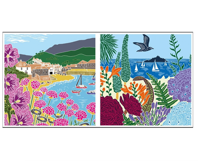 The Artfile: 10 Pack Notecards &amp; Envelopes Seaside Scenes
