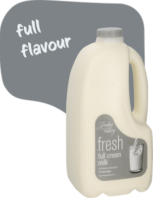 fresh full cream milk - 2L