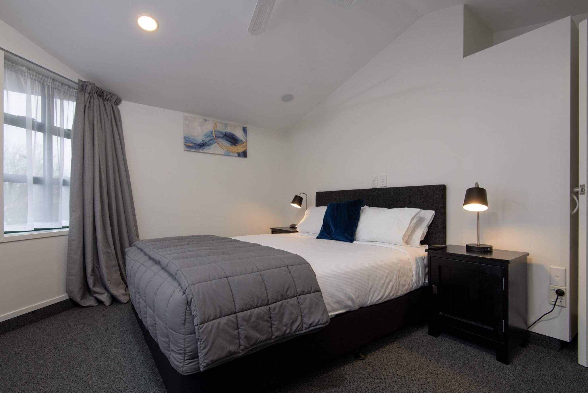 Main bedroom in the 2 bedroom unit at Cambridge Mews