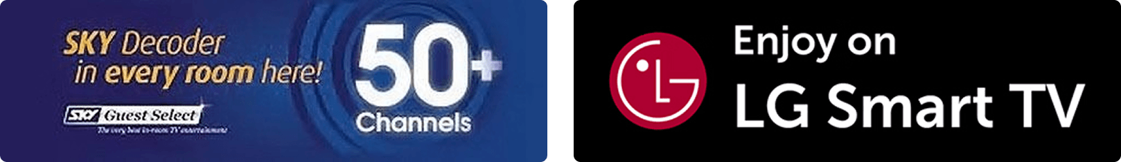 Cambridge Mews offers Sky with over 50 channels and Smart TVs in every room