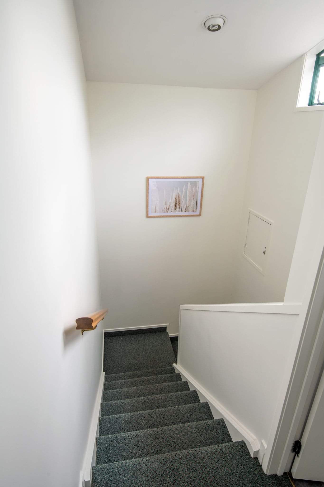Stairway area in the 2 bedroom unit at Cambridge Mews