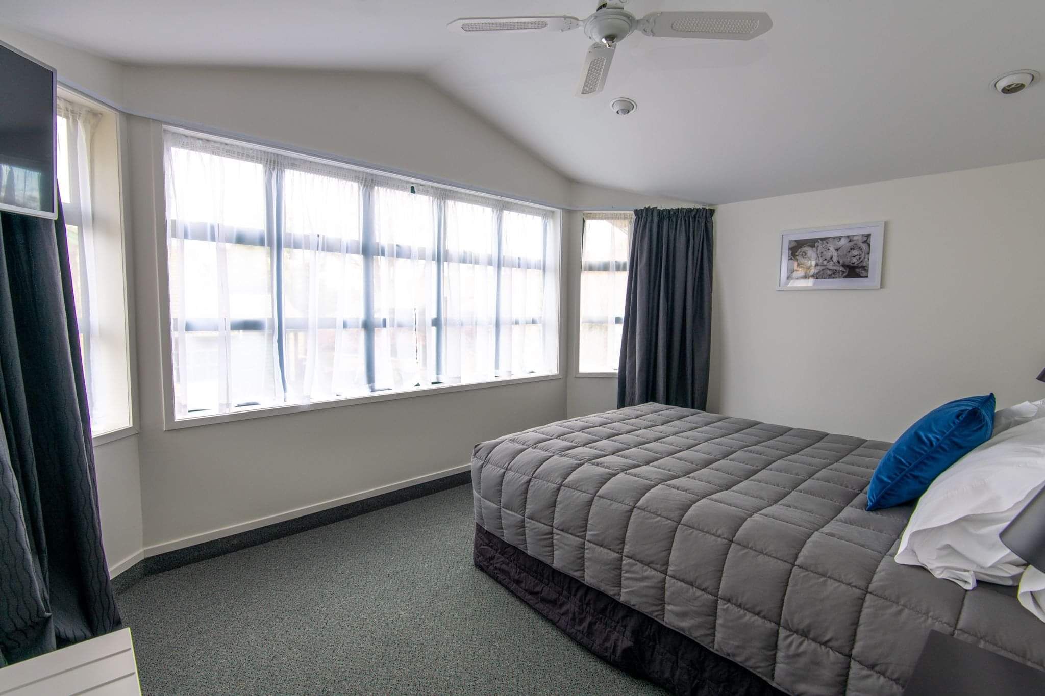 Main bedroom in the 2 bedroom unit at Cambridge Mews