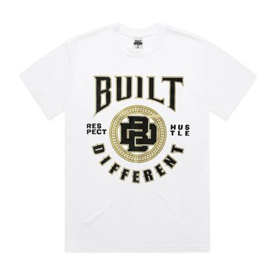 Built Different - Gold &amp; Black Tee