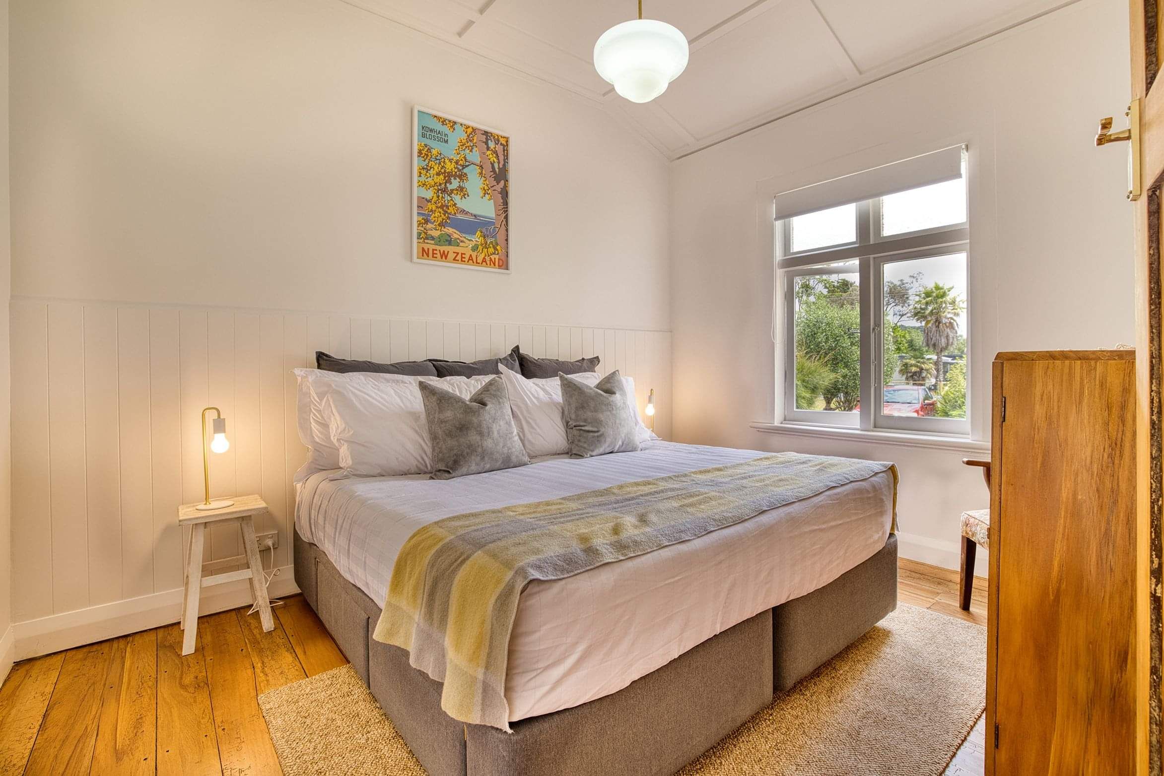 Bedroom in the Bach in Mangawhai