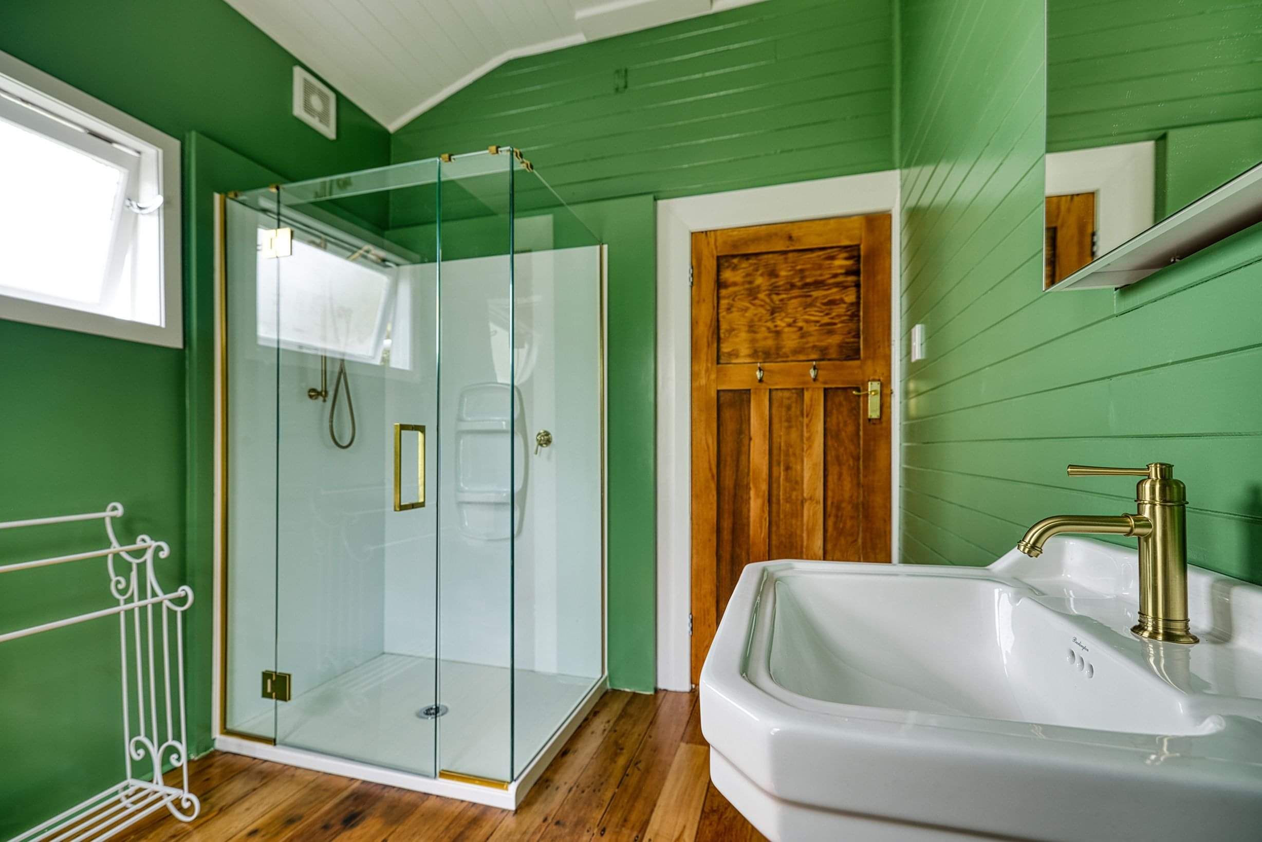 Bathroom in the Bach in Mangawhai