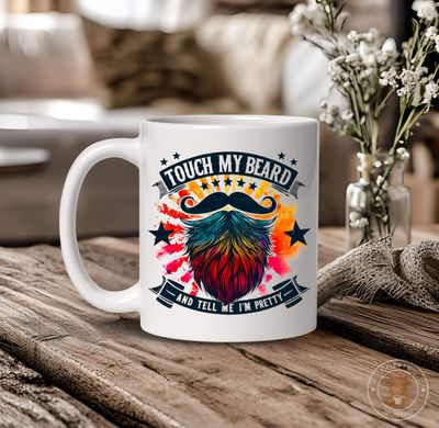 Touch My Beard Mug