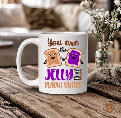 You&rsquo;re the Jelly to My Peanut Butter / Peanut Butter to My Jelly Mug