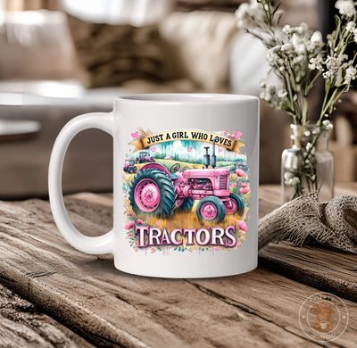 Just a Girl Who Loves Tractors Mug