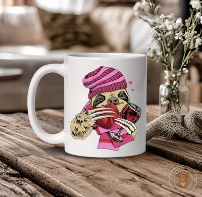 Chaos Sloth Wine Mug