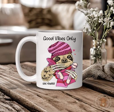 Self-Love Sloth Mug