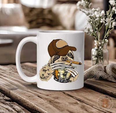 Whiskey Sloth Mug