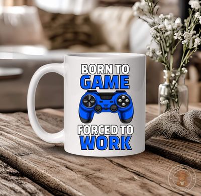 Born to Game, Forced to Work Mug