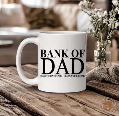 Bank of Dad Mug