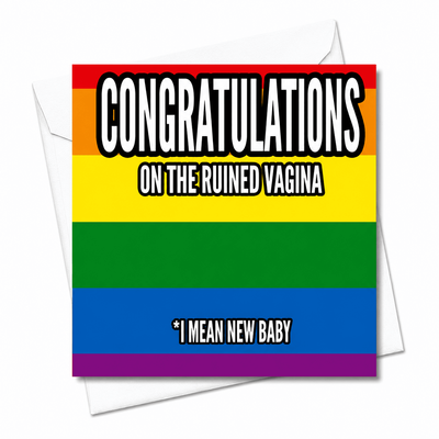 ​Congratulations on the New Baby Rude Card