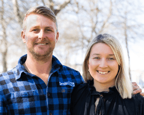 Ray and Alysha Vincent from Drainpro Christchurch