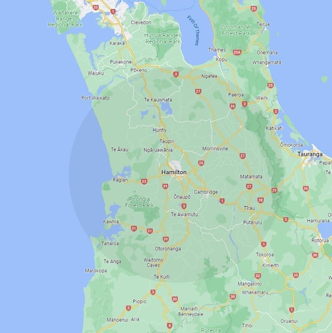 NZ Map of Waikato region for Drainpro