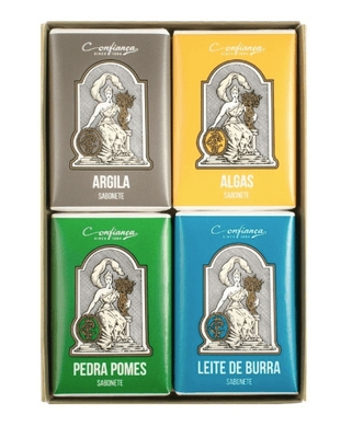 Confianca Portugal Box Set 4 Soaps 75gr each