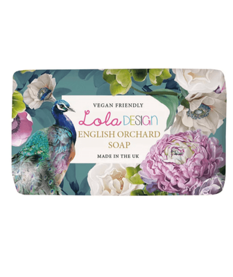Lola Design UK English Orchard Peacock Soap 190gr Bar