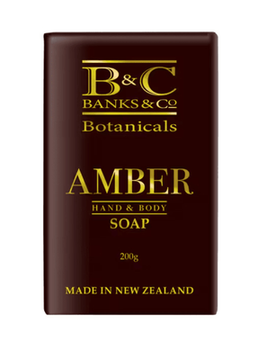 Banks &amp; Co Amber Luxury Cleansing Soap Bar 200gr