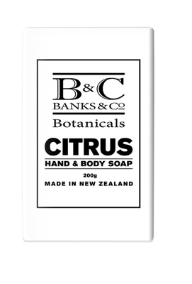 Banks &amp; Co Citrus Luxury Soap Bar 200gr