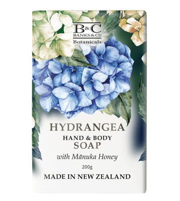 Banks &amp; Co Hydrangea Luxury SOAP Bar 200gm
