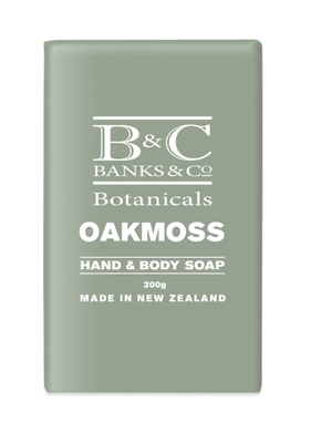 Banks &amp; Co Oakmoss Luxury Soap Bar 200gr
