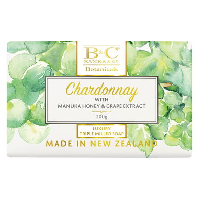 Banks &amp; Co Wine Chardonnay Luxury Soap 200gr Bar