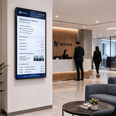 Interactive Wall Mounted LCD Digital Advertising Panel