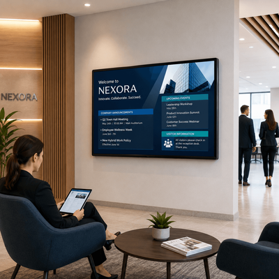 Wall Mounted LCD Digital Advertising Panel