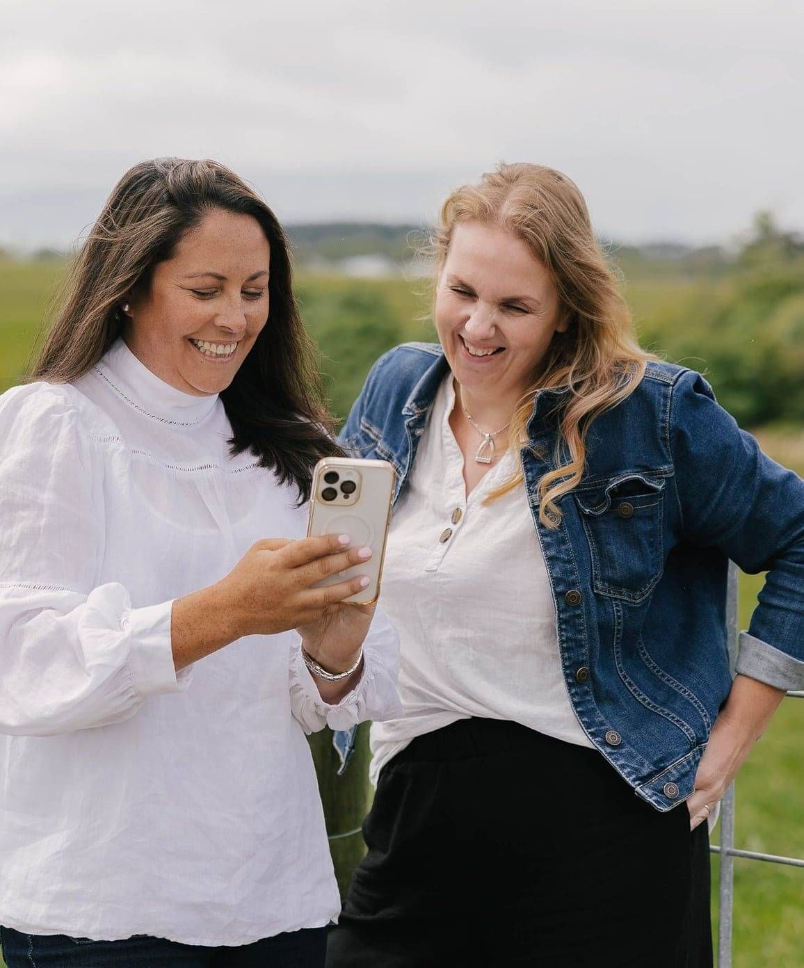 Amber and Cheyenne created a social media post 