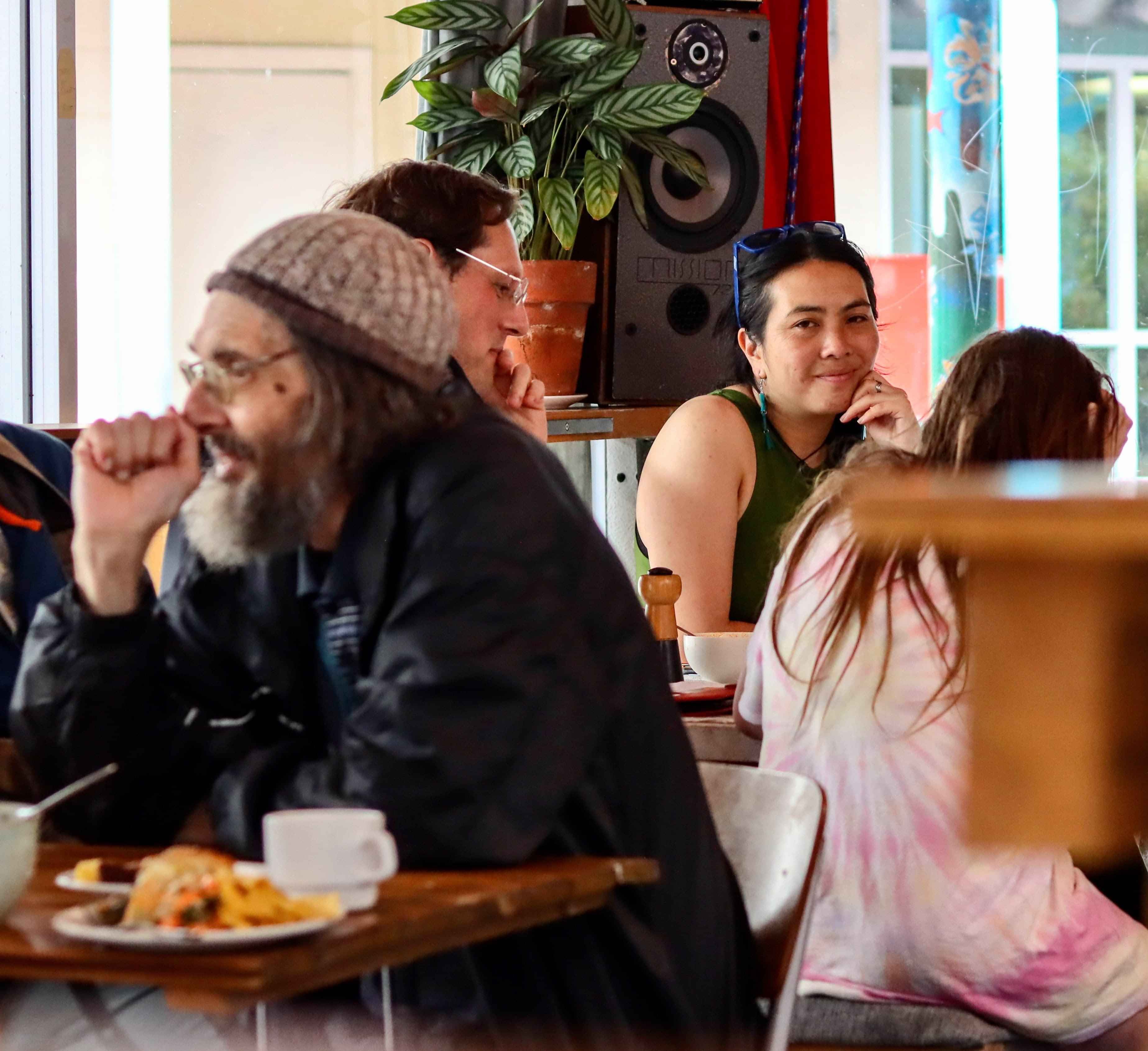 Pito One Koha Cafe customers