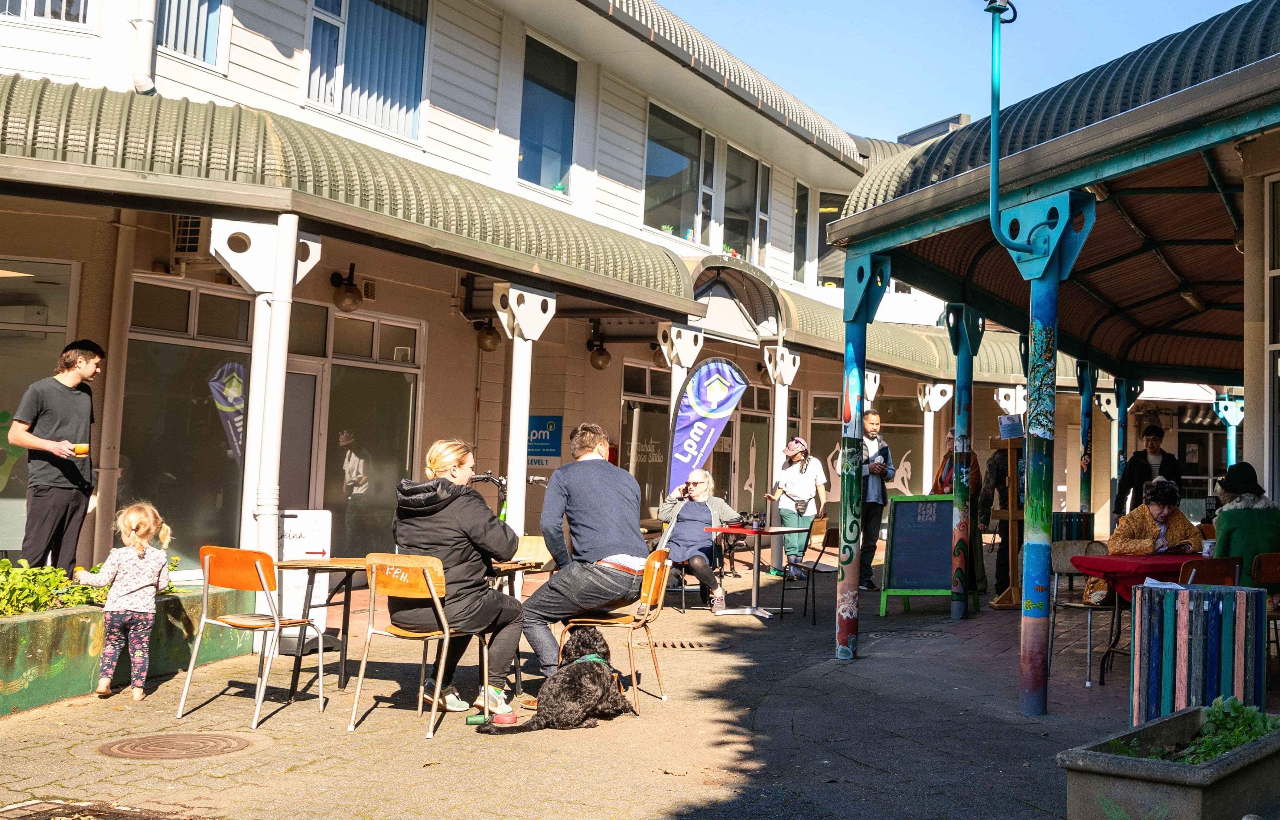 Pic showing outside the Pito One Depot.