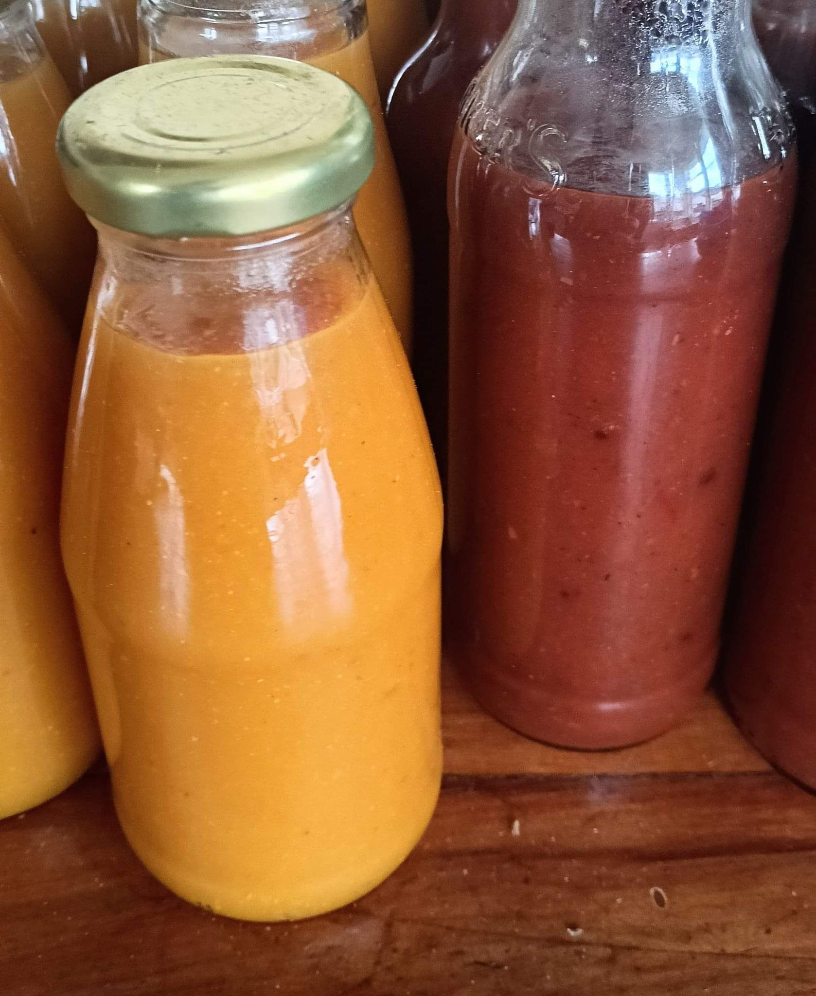 Chilli sauces at the Spring Market 
