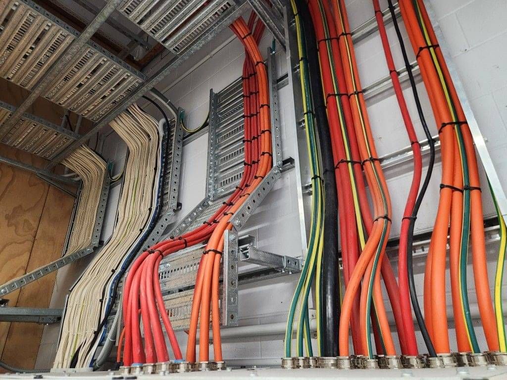 switchboard electrical distribution cables