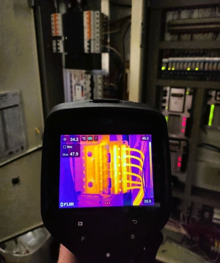 thermal imaging switchboard inspection in Auckland