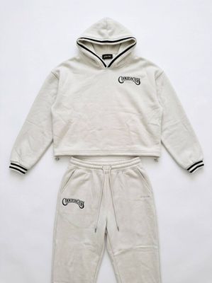 THE HERITAGE Tracksuit - Bone with the stripe