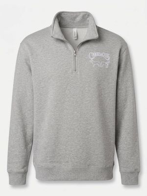 Classic Quarter Zip Pullover - Grey