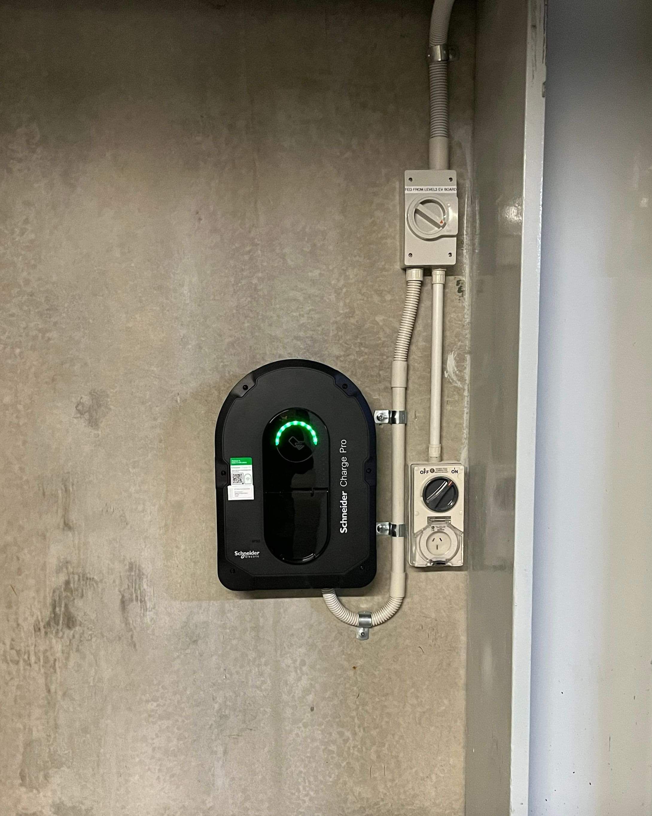 Electrical Vehicle Charger installed at home