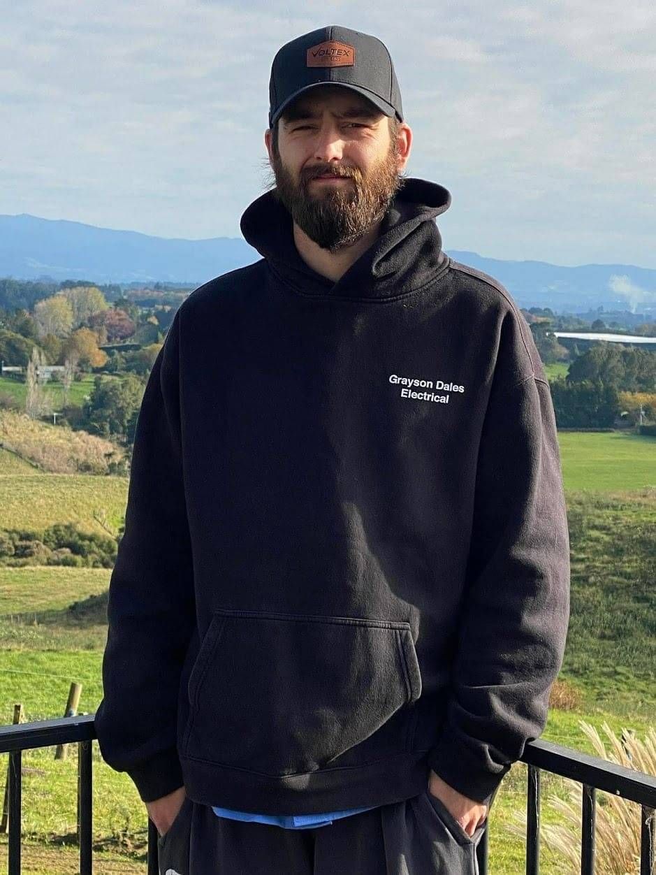 Dre - 4th year apprentice electrician and Grayson Dales