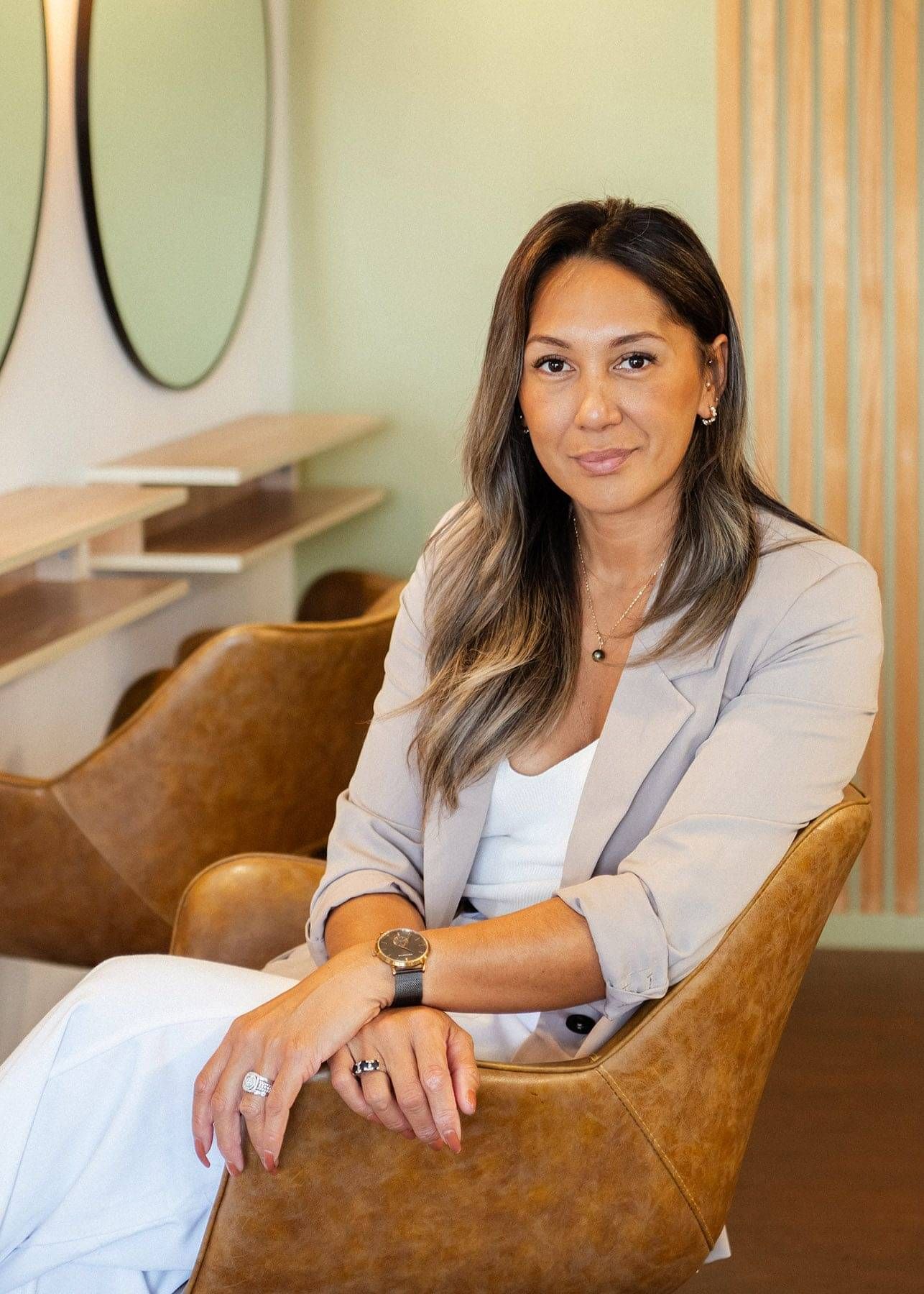 Lesley Senior Stylist at Le Garage Hairdressing