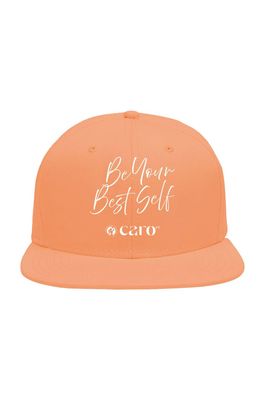 Cap Orange with White Print
