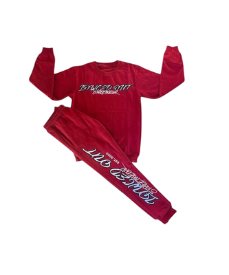 40% OFF - Red Kids Crew Tracksuits