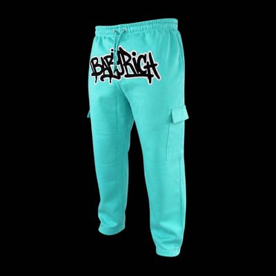 Baby Rich Full Aqua Teal Pants Unisex