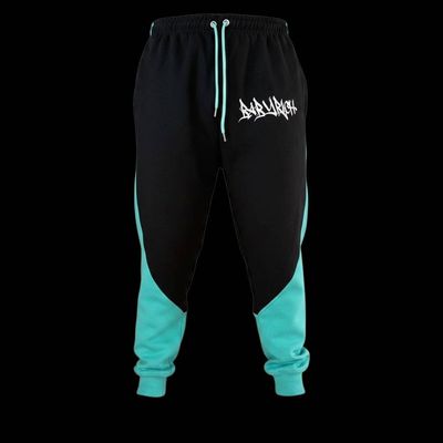 Baby Rich 2 Tone Aqua &amp; Black Unisex Pants