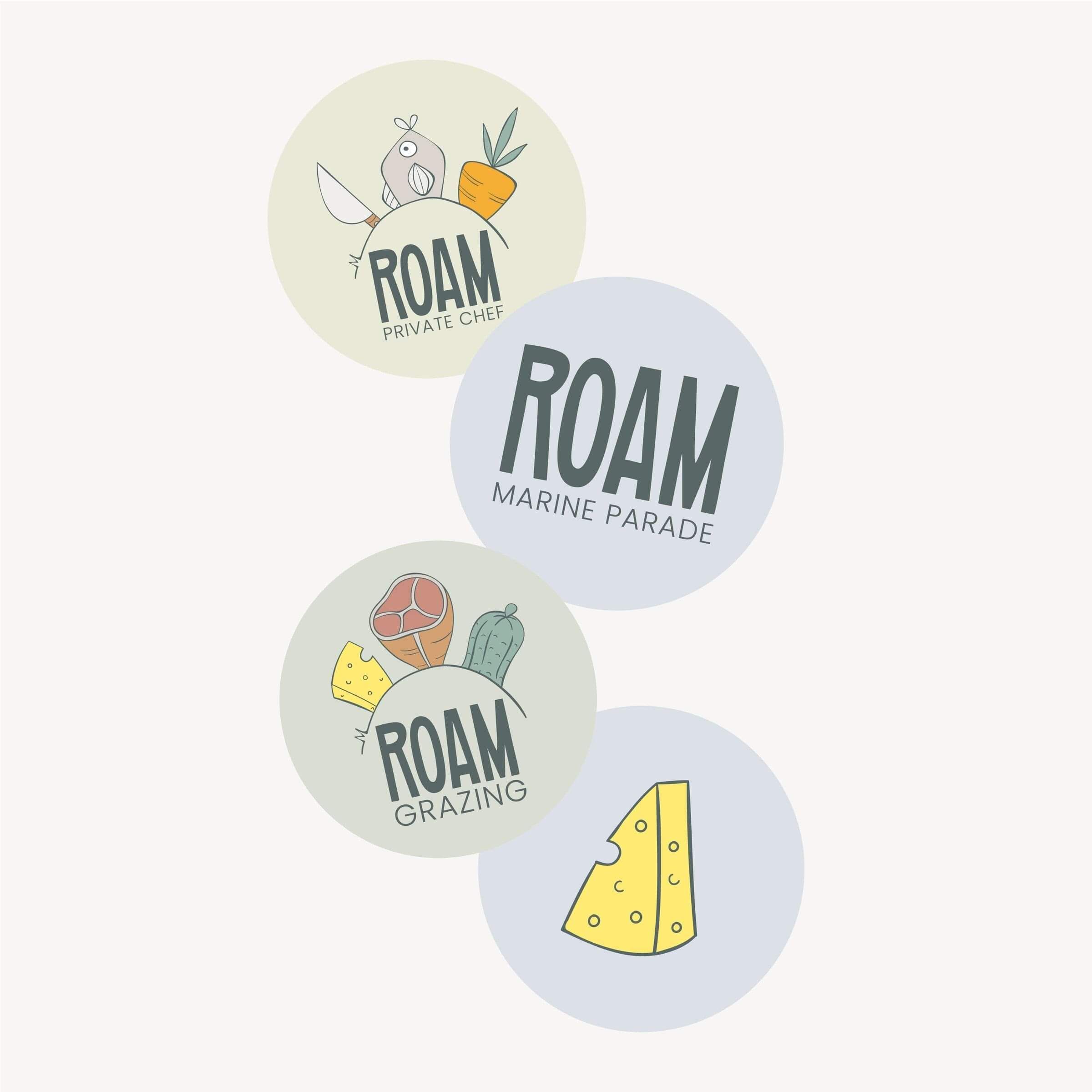 Logo design for ROAM. By Creative Box, Te Awamutu, New Zealand.